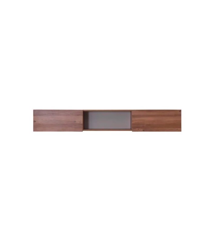 Raft suspendat din pal, Ravenna, 212x34x31 cm, stejar