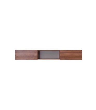 Raft suspendat din pal, Ravenna, 212x34x31 cm, stejar