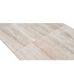 Masa dining extensibila, din pal, Brita, 160x86x78 cm, bej