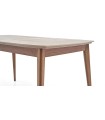 Masa dining extensibila, din pal, Brita, 160x86x78 cm, bej