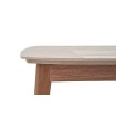 Masa dining extensibila, din pal, Brita, 160x86x78 cm, bej