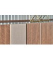 Bufet din pal cu blat din sticla, Likya, 210x80x46 cm, nuc pesaro, crem