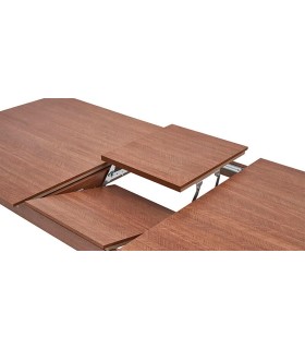 Masa dining extensibila, Likya, 210x90x76 cm, nuc
