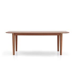 Masa dining extensibila, Likya, 210x90x76 cm, nuc