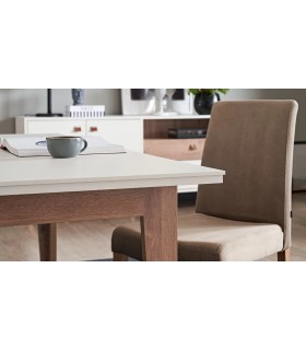 Scaun dining, Mayer, bej inchis