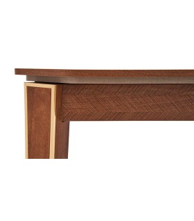 Masa dining extensibila, Likya, 210x90x76 cm, nuc