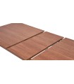 Masa dining extensibila, Likya, 210x90x76 cm, nuc