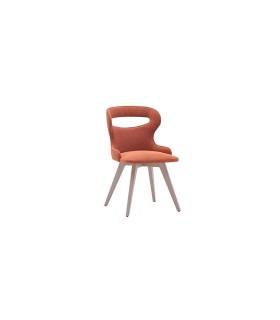 Scaun dining Hector, caramiziu
