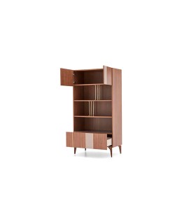 Biblioteca din pal, Likya, nuc, crem
