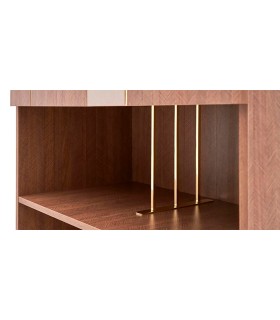Biblioteca din pal, Likya, nuc, crem