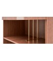 Biblioteca din pal, Likya, nuc, crem
