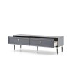 Comoda TV din pal si MDF, Lorenta, 180 cm, antracit