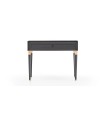 Comoda din MDF cu sertar, Lorenta, 109x45x85 cm, gri antracit