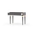 Comoda din MDF cu sertar, Lorenta, 109x45x85 cm, gri antracit