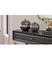 Comoda din MDF cu sertar, Lorenta, 109x45x85 cm, gri antracit