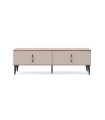 Masuta cafea din pal cu un sertar, Nova, 124x74x40 cm, nuc