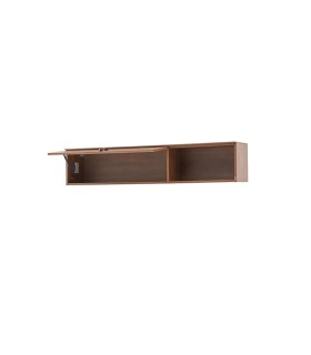 Raft suspendat din pal, Nova, 160 cm, bej, nuc