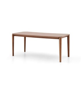 Masa dining din pal, Likya, 180x90x75 cm, nuc