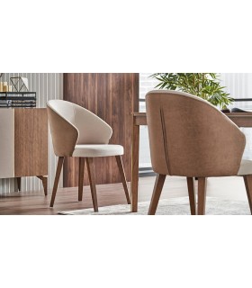 Masa dining din pal, Likya, 180x90x75 cm, nuc