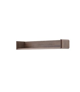 Etajera suspendata din pal Venera, 119 cm, nuc