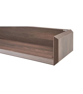 Etajera suspendata din pal Venera, 119 cm, nuc