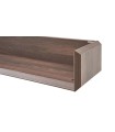 Etajera suspendata din pal Venera, 119 cm, nuc