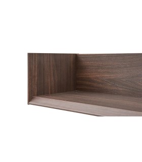 Etajera suspendata din pal Venera, 119 cm, nuc