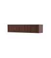 Raft de perete din pal cu 2 usi, Matilda, 144x35.4x29.6 cm, nuc