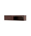 Raft de perete din pal cu 2 usi, Matilda, 144x35.4x29.6 cm, nuc