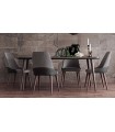 Masa dining din pal, Diamond, 130x90x79 cm, nuc
