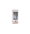 Raft suspendat din pal si sticla, Diamond Pure, crem