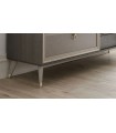 Comoda TV din pal si MDF, Hector, 206 cm, stejar gri
