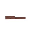 Raft suspendat din pal, Clara, 200 cm, nuc