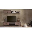 Comoda TV din pal, Clara, 200 cm, nuc