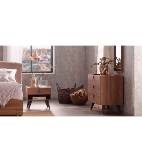 Comoda cu 3 sertare, din pal, Ravenna, 100x50x80 cm, stejar