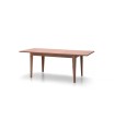 Masa dining extensibila, din pal, Ravenna, 160x90x75 cm, stejar