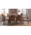 Masa dining extensibila, din pal, Ravenna, 160x90x75 cm, stejar
