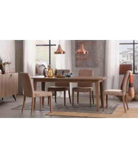 Masa dining din pal, Ravenna, 180x90x75 cm, stejar