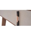 Consola din pal, Nova, 106x44x85 cm, bej, nuc