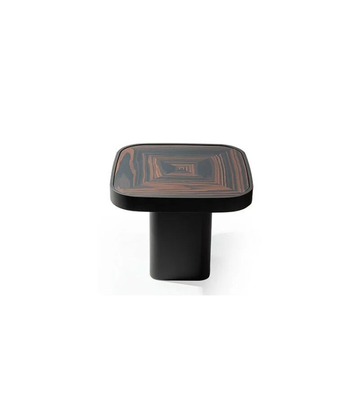Masuta cafea din MDF, Amon, 55x55x45 cm, lemn inchis