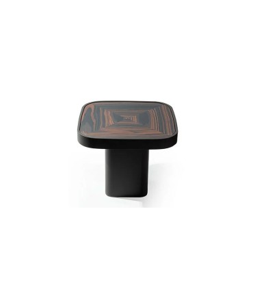 Masuta cafea din MDF, Amon, 55x55x45 cm, lemn inchis