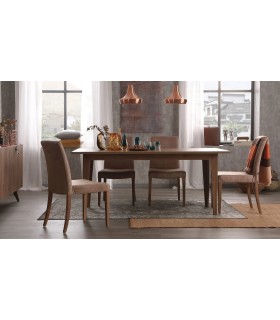 Masa dining din pal, Ravenna, 180x90x75 cm, stejar