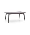 Masa dining extensibila, din pal, Hector, 180x90x78 cm, stejar gri
