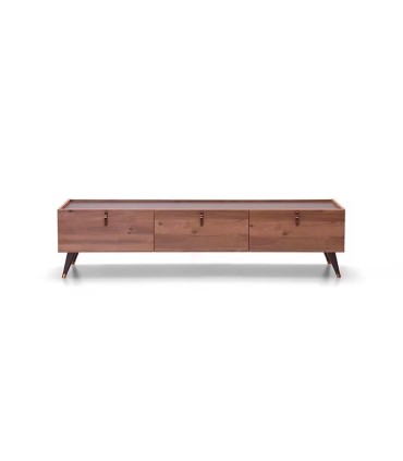 Comoda TV din pal, Ravenna, 212x50 cm, stejar