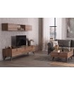 Comoda TV din pal, Ravenna, 212x50 cm, stejar